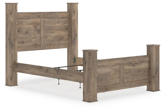 Rusticott Queen Poster Bed