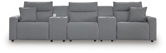 Modmax II 5-Piece Power Reclining Sectional with Consoles