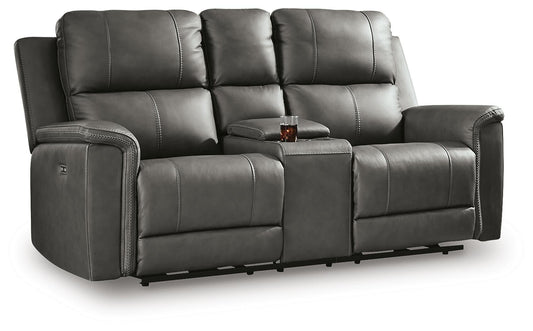Bleckley PWR REC Loveseat/CON/ADJ HDRST