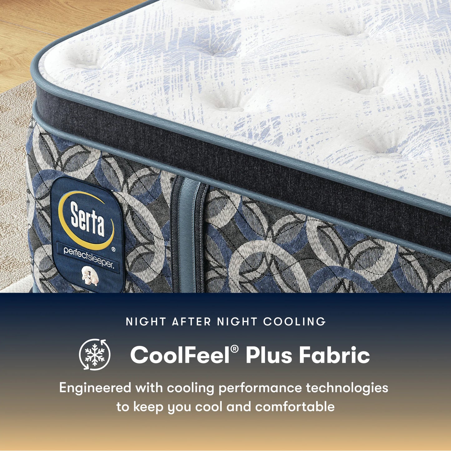 Serta Perfect Sleeper Cascade Range Plush Pillow Top