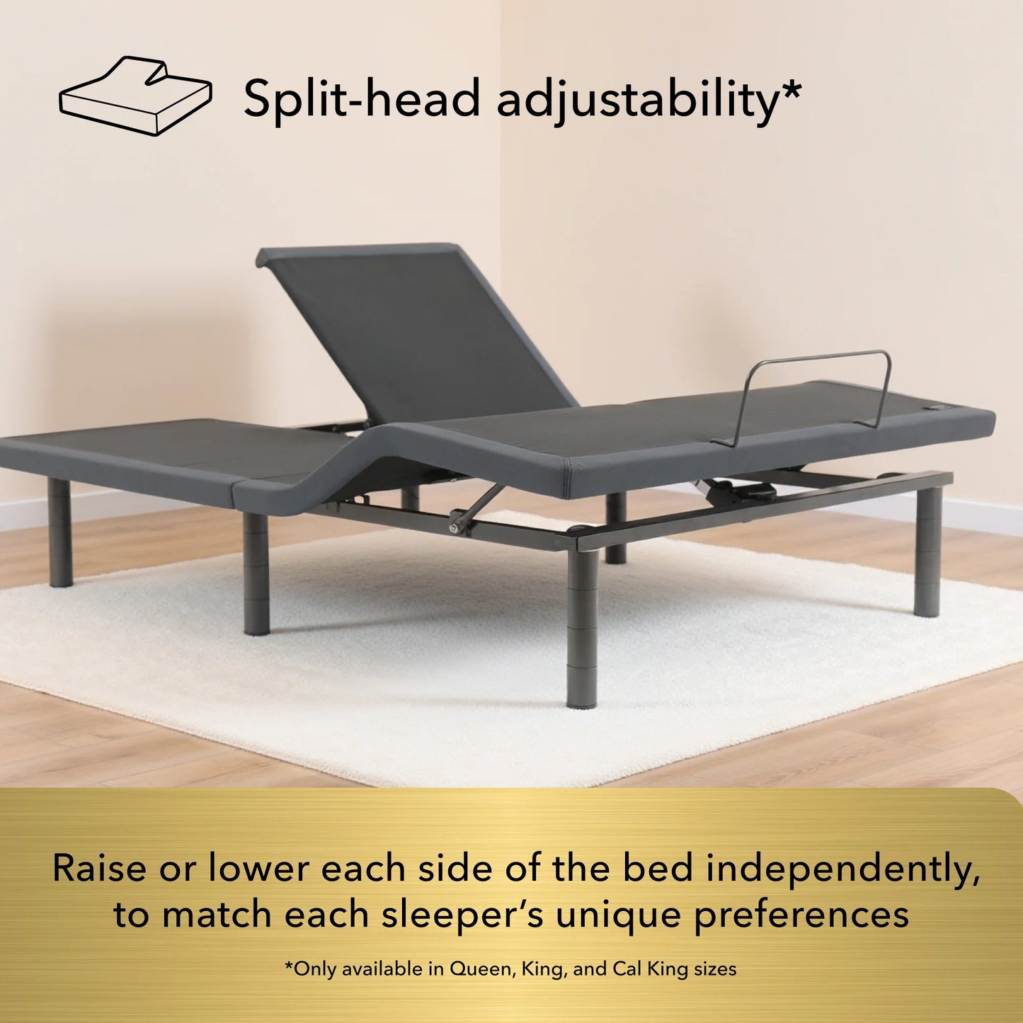 Serta Baselogic Adjustable Power Base Gold