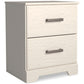 Stelsie 2 Drawer Nightstand