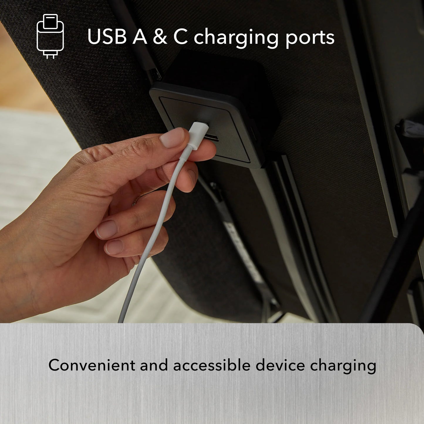 Serta Baselogic Adjustable Power Base Platinum