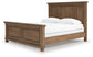 Feddinger California King Panel Bed with Mirrored Dresser and Nightstand