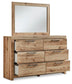 Hyanna Queen Panel Headboard, Dresser and Mirror