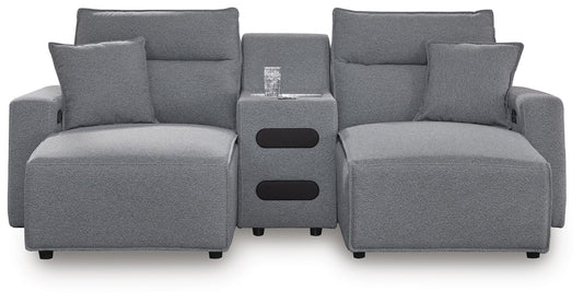 Modmax II 3-Piece Power Reclining Sectional with Chaise and Audio Console