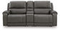 5Z - Pittson 3-Piece Power Reclining Sectional Loveseat with Console
