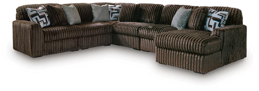 Midnight-Madness 6-Piece Sectional with Chaise