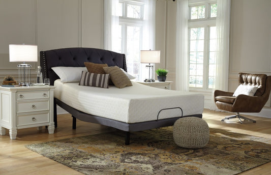 Ashley Sleep 12" Memory Foam Mattress with Adjustable Base PKG