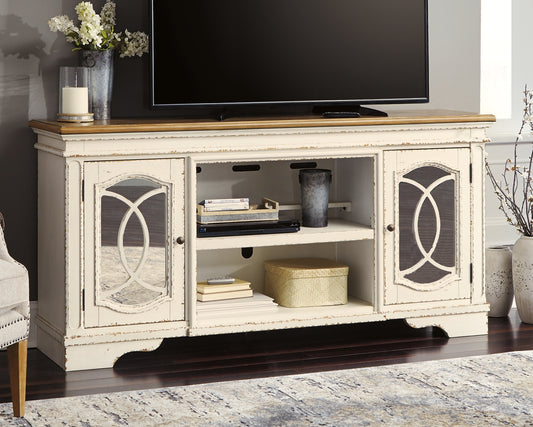 Realyn XL TV Stand w/Fireplace Option