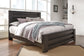 Brinxton King/California King Panel Headboard with Mirrored Dresser and 2 Nightstands