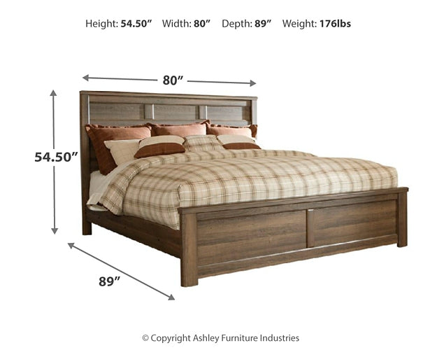 Juararo California King Panel Bed with Dresser