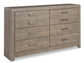 Culverbach King Panel Bed with Dresser