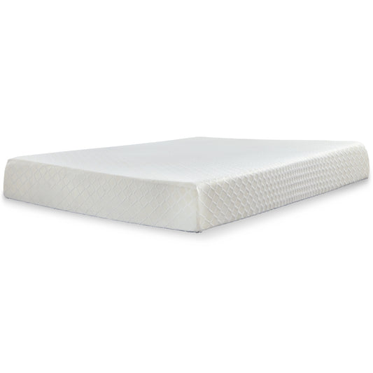 Ashley Express - 10 Inch Chime Memory Foam Mattress with Foundation